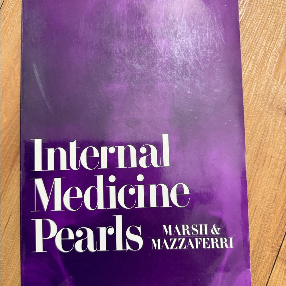 Internal Medicine Pearls